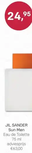 Pour Vous JIL SANDER Sun Men Eau de Toilette aanbieding