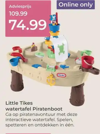 Little Tikes watertafel Piratenboot