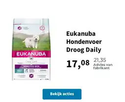Plein.nl Eukanuba Hondenvoer Droog Daily aanbieding