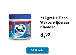 Plein.nl 2+2 gratis: Dash Vlekverwijderaar Diamond aanbieding