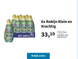 Plein.nl 6x Robijn Klein en Krachtig aanbieding
