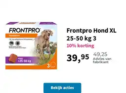 Plein.nl Frontpro Hond XL 25-50 kg 3 aanbieding