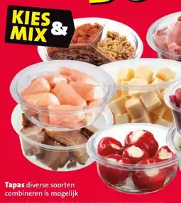 Nettorama Tapas diverse soorten combineren is mogelijk aanbieding