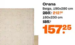 Kwantum Orana Beige, 190x280 cm aanbieding