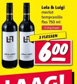 Nettorama Lola & Luigi merlot aanbieding
