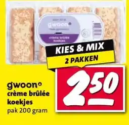 Nettorama gwoonº crème brûlée koekjes aanbieding