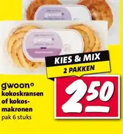 Nettorama gwoon° kokoskransen of kokos- makronen aanbieding