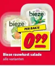 Nettorama Bieze rauwkost salade alle varianten aanbieding