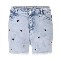 Jola Mode Short bleached denim aanbieding