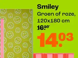 Kwantum Smiley Groen of roze aanbieding