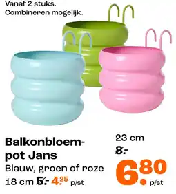 Kwantum Balkonbloempot Jans aanbieding