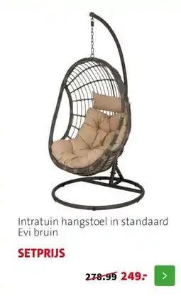 Intratuin Intratuin hangstoel in standaard Evi bruin aanbieding
