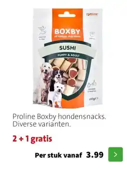 Intratuin Proline Boxby hondensnacks. Diverse varianten. aanbieding