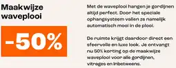 Kwantum Maakwijze waveplooi -50% aanbieding