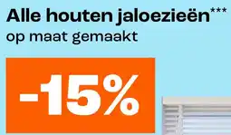 Kwantum Alle houten jaloezieën op maat gemaakt -15% aanbieding