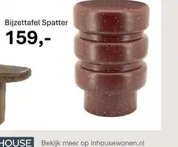 INHOUSE Bijzettafel Spatter aanbieding