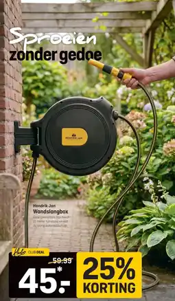 Hubo Hendrik Jan Wandslangbox aanbieding