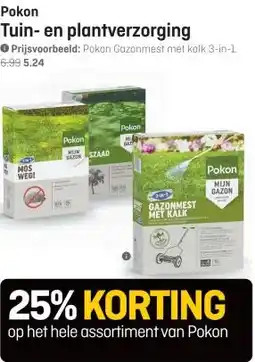 Hubo Pokon Tuin- en plantverzorging aanbieding