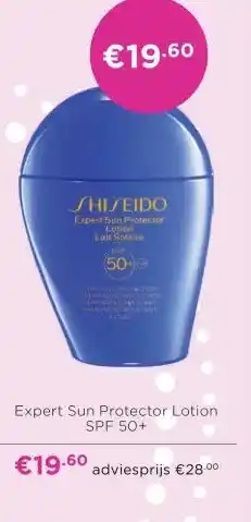 ICI Paris XL SHISEIDO Expert Sun Protector Lotion aanbieding