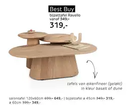 Henders & Hazel Ravello, salontafel 120 x 60 cm - Dune color aanbieding