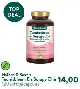 Holland & Barrett Teunisbloem En Borage Olie aanbieding