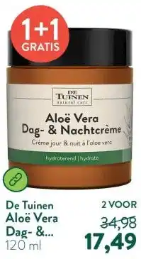 Holland & Barrett Aloë Vera Dag- & Nachtcrème aanbieding