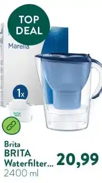 Holland & Barrett BRITA Waterfilterkan Marella Blauw - 2,4L - Incl. Maxtra Pro waterfilter aanbieding