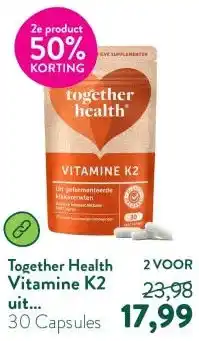 Holland & Barrett Vitamine K2 uit Gefermenteerde Kikkererwten aanbieding