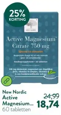 Holland & Barrett Active Magnesium™ Citrate 750 mg aanbieding