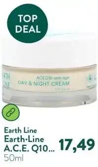 Holland & Barrett Earth·Line A.C.E. Q10 Dag & Nachtcrème aanbieding