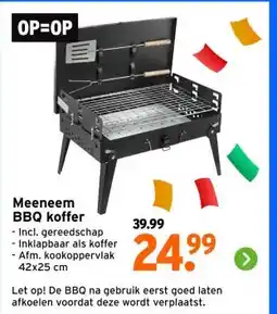 GAMMA Meeneem BBQ koffer aanbieding