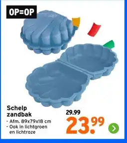GAMMA Schelp zandbak aanbieding