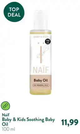 Holland & Barrett Baby & Kids Soothing Baby Oil aanbieding
