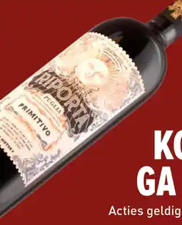 Gall & Gall Riporta Primitivo 75CL aanbieding
