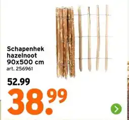 GAMMA Schapenhek hazelnoot 90x500 cm aanbieding