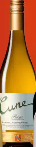 Gall & Gall Cune Rioja Blanco Barrel Fermented 75CL aanbieding