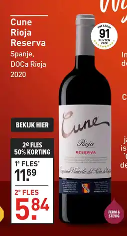 Gall & Gall Cune Rioja Gran Reserva 75CL aanbieding