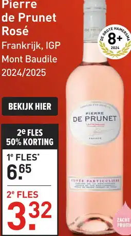 Gall & Gall Pierre de Prunet Rosé 75CL aanbieding