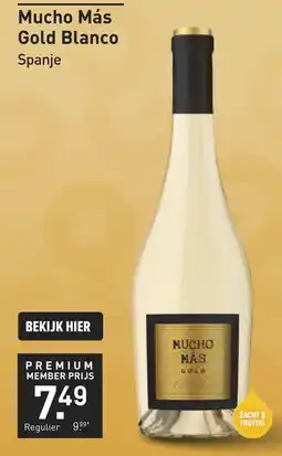 Gall & Gall Mucho Mas Gold Blanco 75CL aanbieding