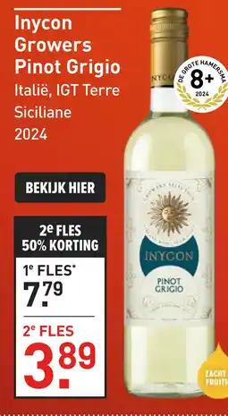 Gall & Gall Inycon Growers Pinot Grigio 75CL aanbieding