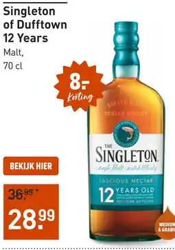 Gall & Gall Singleton of Dufftown 12 Years 70CL aanbieding