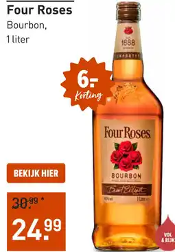 Gall & Gall Four Roses 100CL aanbieding