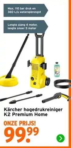 GAMMA Kärcher hogedrukreiniger K2 Premium Home aanbieding