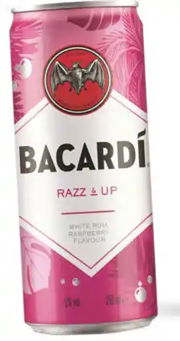 Gall & Gall Bacardí Razz & Up 25CL aanbieding
