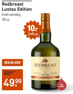 Gall & Gall Redbreast Lustau Edition 70CL aanbieding