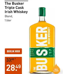 Gall & Gall The Busker Triple Cask Irish Whiskey 100CL aanbieding