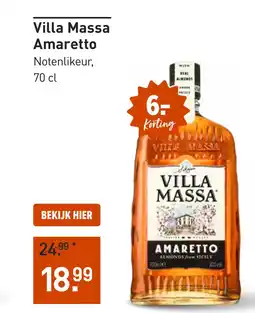 Gall & Gall Villa Massa Amaretto 70CL aanbieding