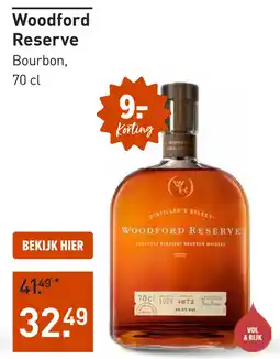 Gall & Gall Woodford Reserve 70CL aanbieding