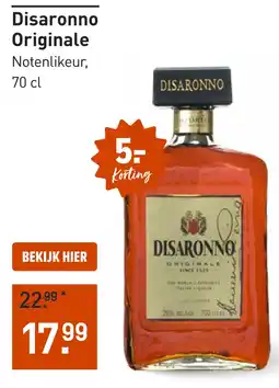 Gall & Gall Disaronno Originale 70CL aanbieding