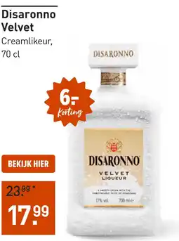Gall & Gall Disaronno Velvet 70CL aanbieding